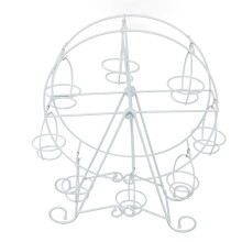 Stainless Steel Ferris Wheel Cupcake Stand, 8 Cupcakes, 44cm Height