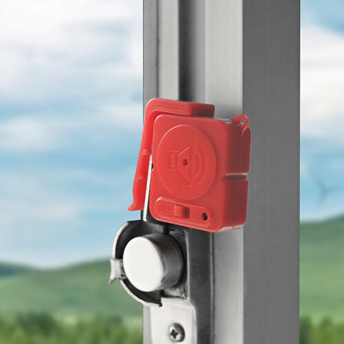 120dB Vibration Alarm - Button Cell, 420mAh Red 2 2