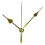 30Pcs 18mm Silent Movement Sets DIY Spindle Hands Wall Quartz Clock Movement Mechanism Repair Tools Part Clock Kit 4