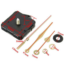 30 Pièces 18 mm Mouvement Silencieux Ensembles Bricolage Aiguilles de Broche Mécanisme de Mouvement D'Horloge Murale à Quartz Outils de Réparation