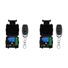 2X 433MHz Wireless Remote Control RF Relay 12V Remote Control for Garage Door Motor Water Pump Control