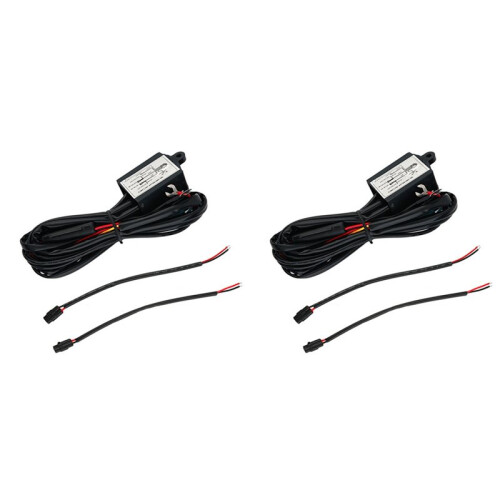 2X DRL Controller Bil LED Dagsljus Relä Harness Dimmer på/Av 12V Dimljus Controller
