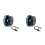 2X USB Volume Control Knob for Android PC Multimedia Type C External Media Adjustment Controller EC11 with RGB Light 1