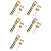 5X Raschietto per Vernice Raschietto nel Lega Resistente con 10 Lame un Doppia Faccia per Rimuovere Malta, Vernice, Colla, Ruggine