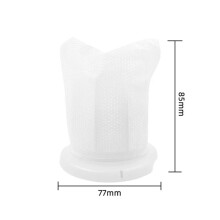 10 Pieces Replacement Filter Dirt Filter Compatible for  Kobold VC100 Washable Cordless Hand Vacuum Cleaner