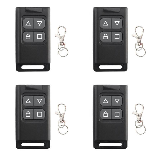 4X Wireless RF 433MHz Auto Copy Remote Control Electric Garage Door Opener Controller Duplicator Clone Transmitter