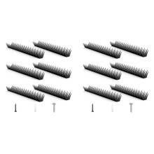 12X Anti Climb Fence Spikes Metal for Outdoor Walls, Garden Fences,Intruder Deterrent Fence Wall Spikes for Thieves