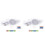 2X DIY Model for Led Lamp Kit,Bright Light -Efficient Custom Lighting Project Multicolor Led Light Parts 1