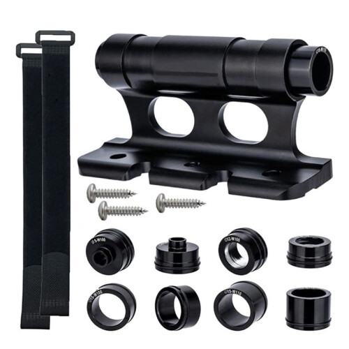 2X Support de Vélo Fixe pour Voiture, Support D'Axe Traversant, Support de Fourche Boost, Support de Toit pour Vélo de Route, VTT, Support de Vélo 1