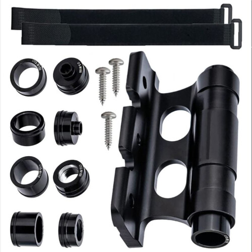 2X Support de Vélo Fixe pour Voiture, Support D'Axe Traversant, Support de Fourche Boost, Support de Toit pour Vélo de Route, VTT, Support de Vélo