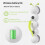 Interactive Cat Toy Motion Activated Wack A Worm Post Toy Rechargeable Automatic Teasing Cat Toy with Tail for Cats 6
