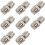 8X TNC-Stecker auf PL259 UHF-Adapterbuchse, Silber 1