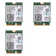 3X för Wi-Fi 6 AX201 5.0 Dual Band 2.4G/5G Trådlös NGFF-Knapp E CNVi Wifi-Kort AX201NGW 2.4Ghz / 5Ghz 802.11Ac / Ax
