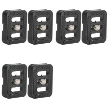 Plaque de Dégagement Rapide pour Trépied Sirui avec Rotules C-10, C-10X, E-10, E-20 et pour Kits de Trépied Série -35R / T005 6 Pièces