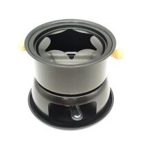 3X Schokoladen Fondue Maker Set Multifunktions Eis Aus Kohlenstoff Stahl Schokoladen Käse Hot Pot Schmelz Tiegel Fondue Set