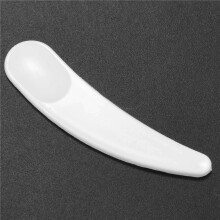300pcs Cosmetic Spatula Scoop Disposable White Plastic Mask Spatula Spoons