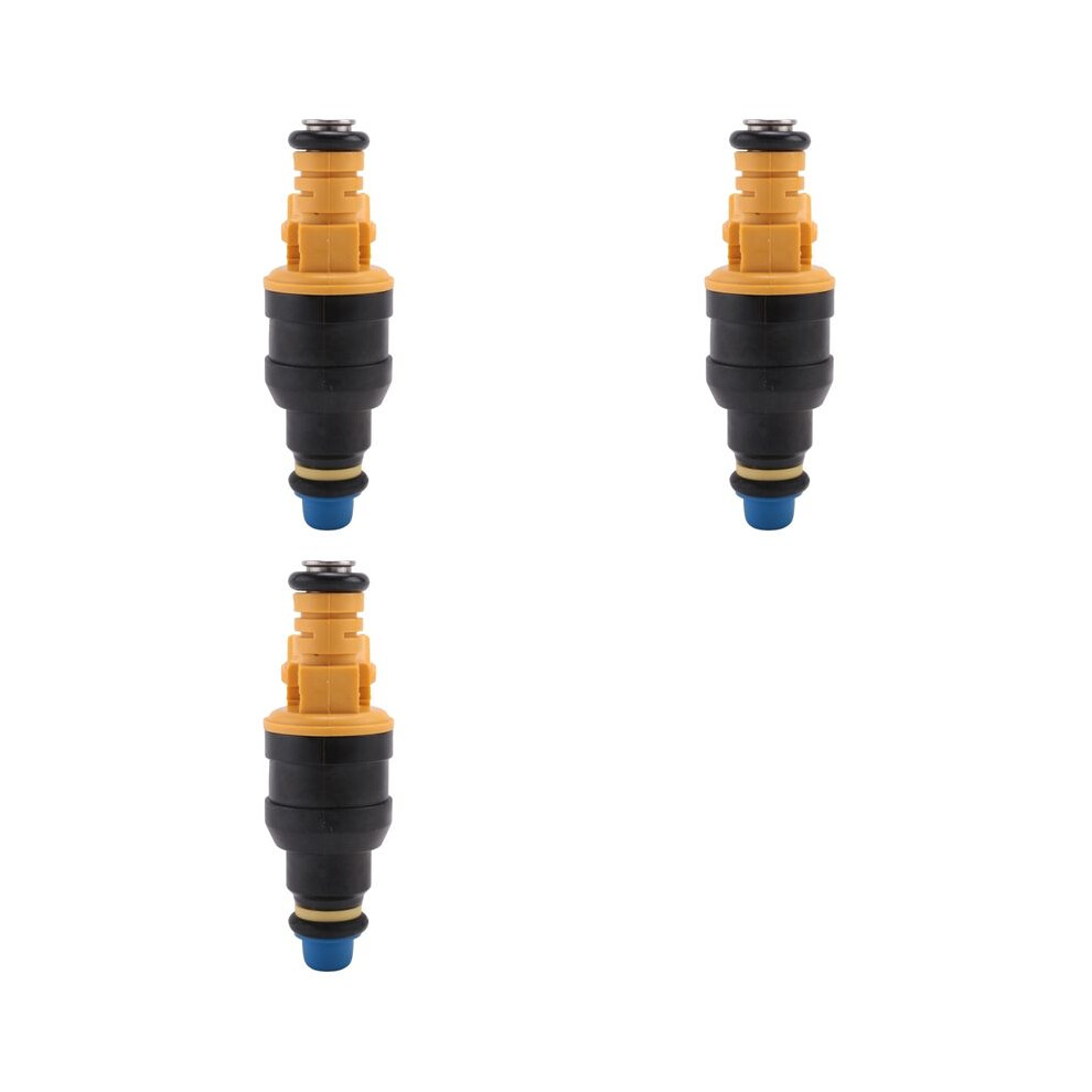 3X Car Engine Fuel Injector 35310-02500 For Atos Mx 1.0L L4 9250930023 870 3531002500 Black/Yellow 6032465881256