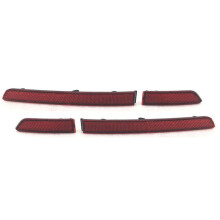40X Car ABS Red Rear Bumper Reflector Brake Lamp False Light Decorative Lights for L 2017-2019