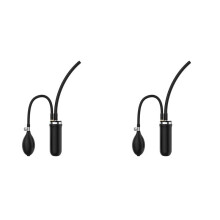2X Car Air Bag Adapter Quick Intake Adapter Car Smoke Leak Detector Engine Air Intake Hose Air Drum Diagnostic Tool