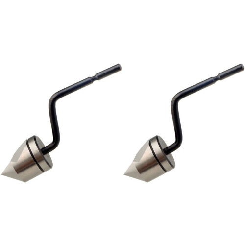 2X Countersink Blade,Inner Hole Chamfer Deburring Repairing Blade for Wood/Plastic/Steel, Replacement Countersink Blade