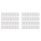 100 Pieces Rectangle Sublimation Keychain Blanks Double Side Heat Transfer Blanks  Blank Board Key Rings Blanks 1