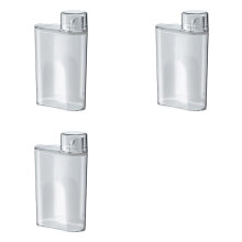 3X Transparent Laundry Detergent Dispenser Bottle Sealed Tank for Detergent Powder Bleach Laundry Room