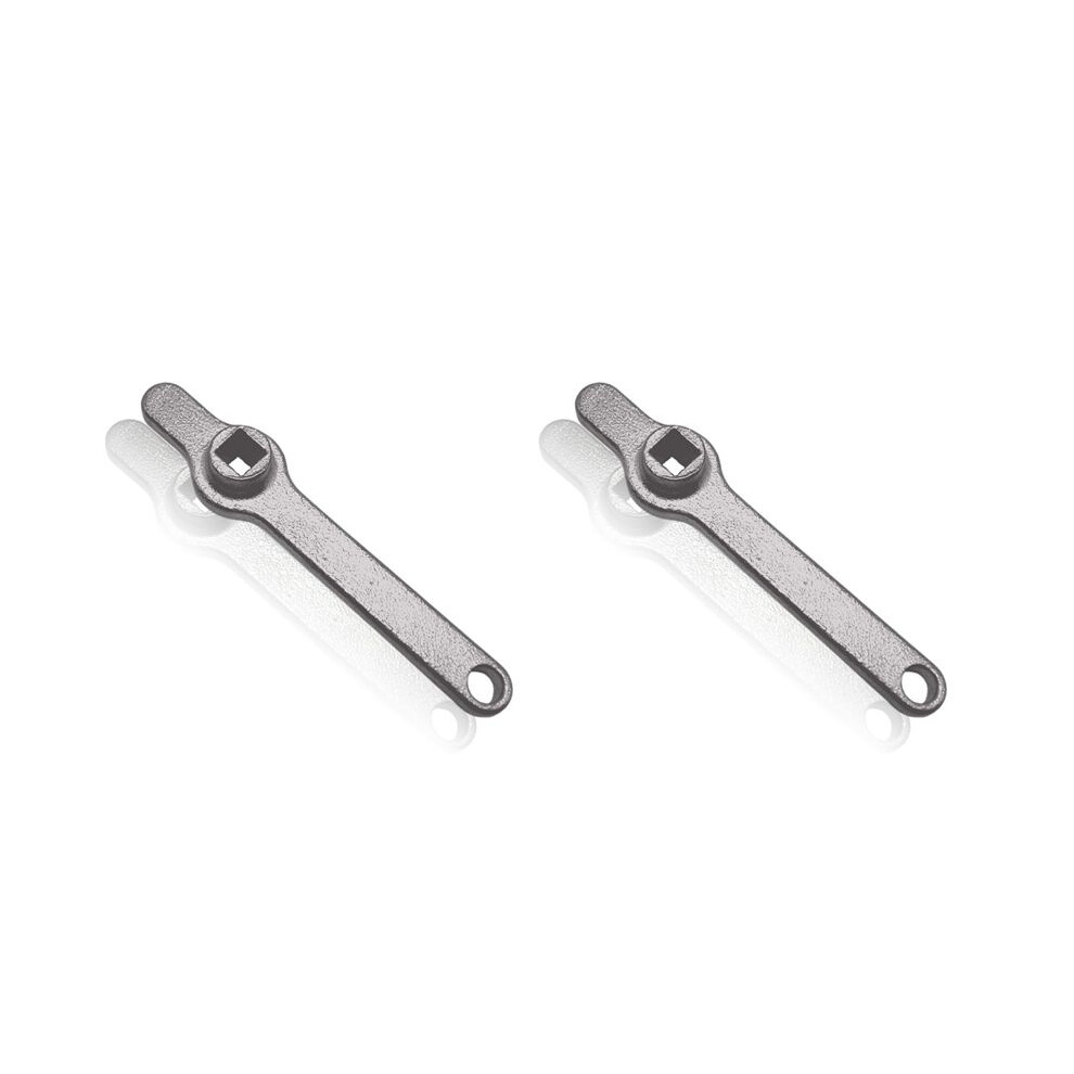 2X The Radiator Key, Premium Stainless Steel Plumbing Tools, Air Outlet Handle Bleed Valve Spanner,Save Costs 4713308840754