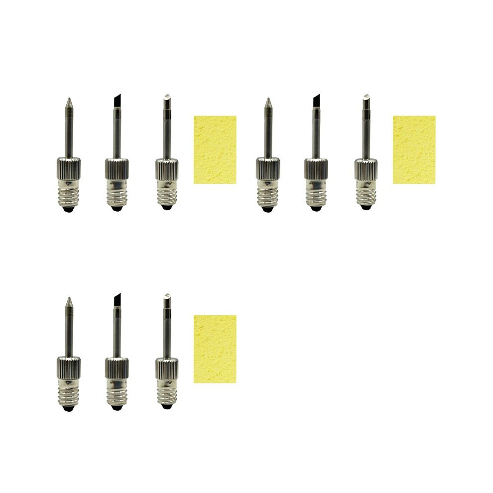 9Pcs Brass Soldering Tips Usb Soldering Iron Welding Soldering Tips For E10 Interface Soldering Stations 6032653231566
