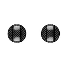 2X Real Carbon Fibre Fuel Tank Cap Trim for A3 A4 S5 S4 A5 RS3 RS4 RS5 A7 RS7 Q3 Q5 A6 Q8 Sline Decorative Cover