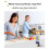 2X Pre Filter Purifier Whole Spin Down Sediment Water Filter Central Prefilter System Backwash Stainless Steel Mesh D 6