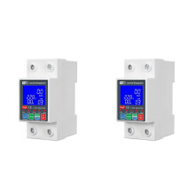 2X NIEUWE WTDZW-63A/N PV-Stroomonderbreker Tuya 220v Spanningsstroomlekbeveiliging Mcb Automatische Schakelaar 63A Wifi