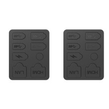 2X for PS5 Slim Dustproof Dust Protection Case Compatible for 5 Game Console