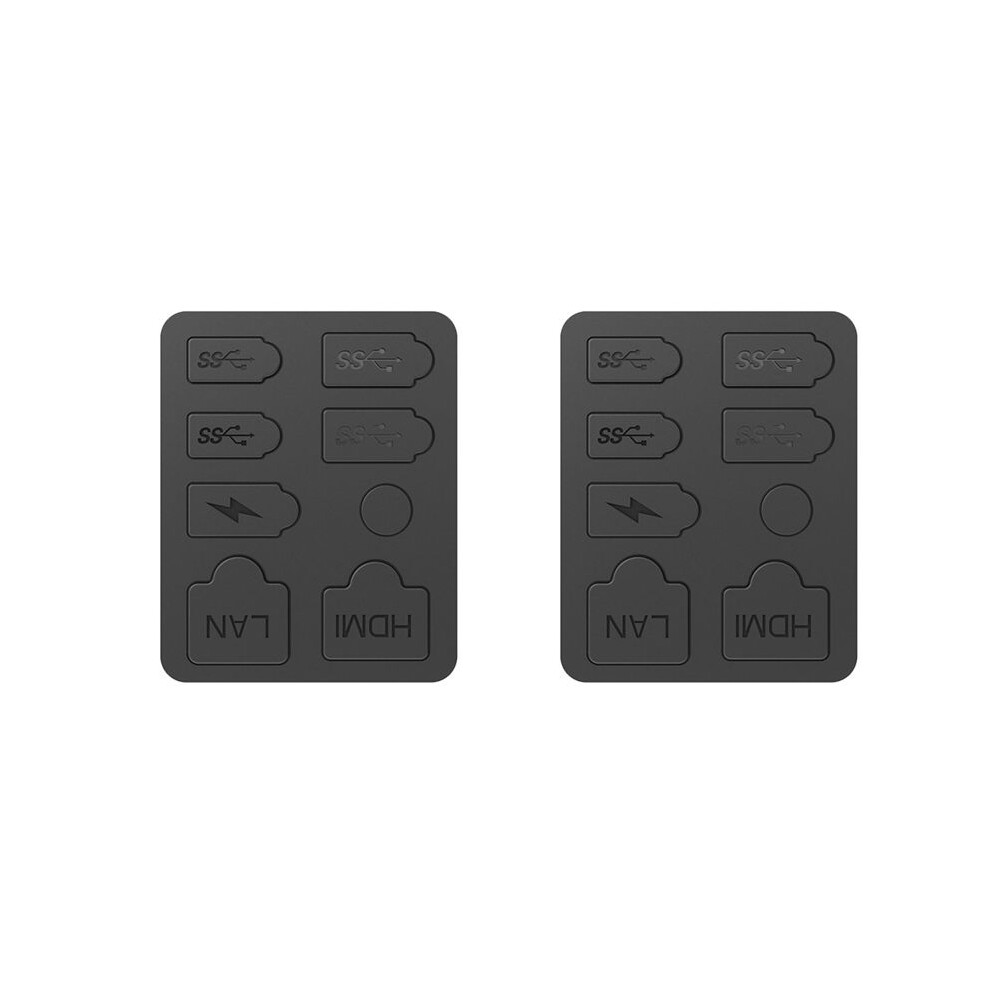 2X For Ps5 Slim Dustproof Dust Protection Case Compatible For 5 Game Console Black 4711295394380