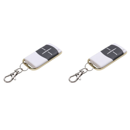 2X Waterproof Remote Control Rolling Code 433MHz Wireless Transmitter for Automatic Garage Door Opener