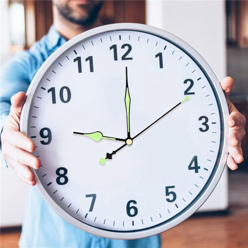 6Pcs Quartz Clock Movement Mechanism Parts with 6 Types Luminous Clock Hands Clock Accessories for Clock Repair 2