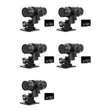 5X F9 -Sportkamera 1080P 200W Outdoor-Reiten Motorradhelm Sport DV-Kamera Video Wasserdichte Fahrradkamera