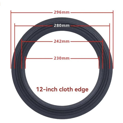 2X Luidspreker Surround Reparatieset voor 12inch - DIY Randringen 2