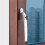 2X Window Handle, for Windows, White, Universal Window Handle, Flat Handle, Key Lock, for Double Glazing 5