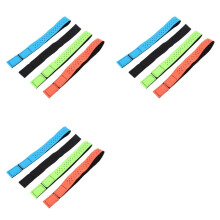 12 Pcs Replacement Heart Rate Monitor Armband Strap Adjustable Replacement Armband Band Universal Sport Wrist Strap L