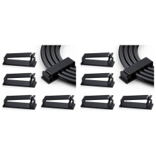 200Pcs Cable Management Self-Adhesive Cable Clips Cable Holder Self-Adhesive Strong Cable Organiser for Desk/Home/Office