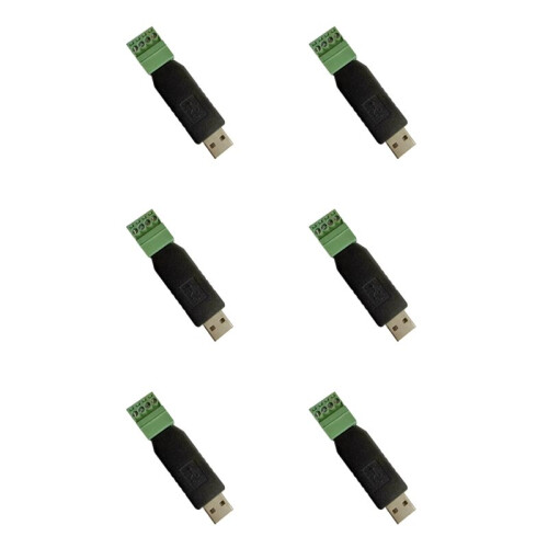 6X Conversor 5V Wiegand Wg para USB HID-USB Teclado Conecte e Jogue Módulo de Conversão WG para USB