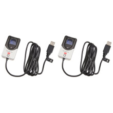 2X URU4500 HD-Vingerafdrukmeter USB-Vingerafdrukherkenning Geen Software Vereist Vingerafdrukmeter voor Bank