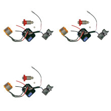 3X Bürstenloser Lithium-Elektrobohrermotor, 21 V, 12 Zähne, Steuerplatine, Bürstenloser Lithium-Bohrermotor