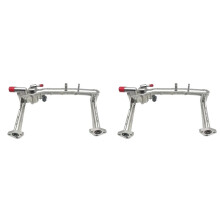 2X LR122710 LR041788 AJ814006 3.0L V6 Heater Manifold Tube Coolant Pipe for LR4 RR
