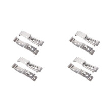 8-Piece Trailer License Plate Holder Clips - Stainless Steel, Spring Loaded, Perfect Trailers and Caravans