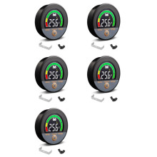 5X 12V 24V 48V 60V 84V Misuratore di Tensione Della Capacità Della Batteria IP67 Impermeabile con LCD Retroilluminato e Allarme di Bassa Tensione per
