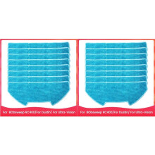16X Replacement Mop Pads for BObsweep RC400/ for Dustin/for Ultra-Vision Robot Vacuum, Microfiber Mop Cloth Pad