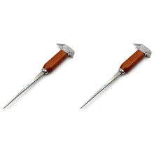 2X Ice Pick Stainless Steel, Ice Picks for Breaking Ice, Ice Pick with Wood Handle, Ice Picks for Kitchen, Bars
