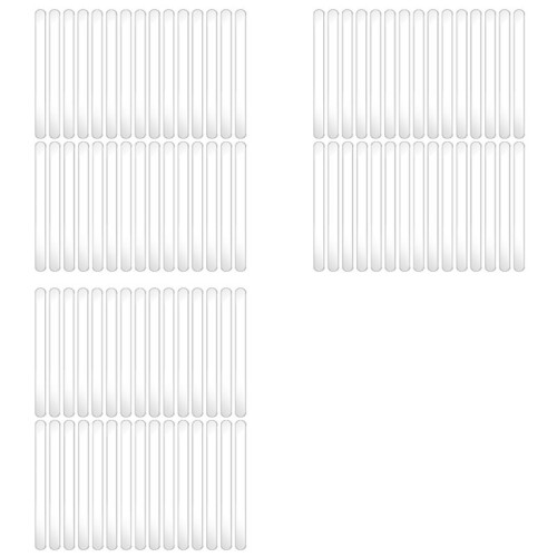 90 Stück Eisstäbchen, 4,5 Zoll, Acryl-Cakesicle-Stäbchen, Wiederverwendbare Eis-Popstäbchen, Plastik-Eisstäbchen (Transparent)