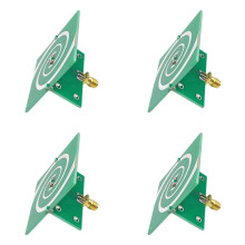 4X 2.4GHz - 5.8GHz UWB Circular Polarization UWB Antenna Spiral Antenna Lsometric Helical Antenna